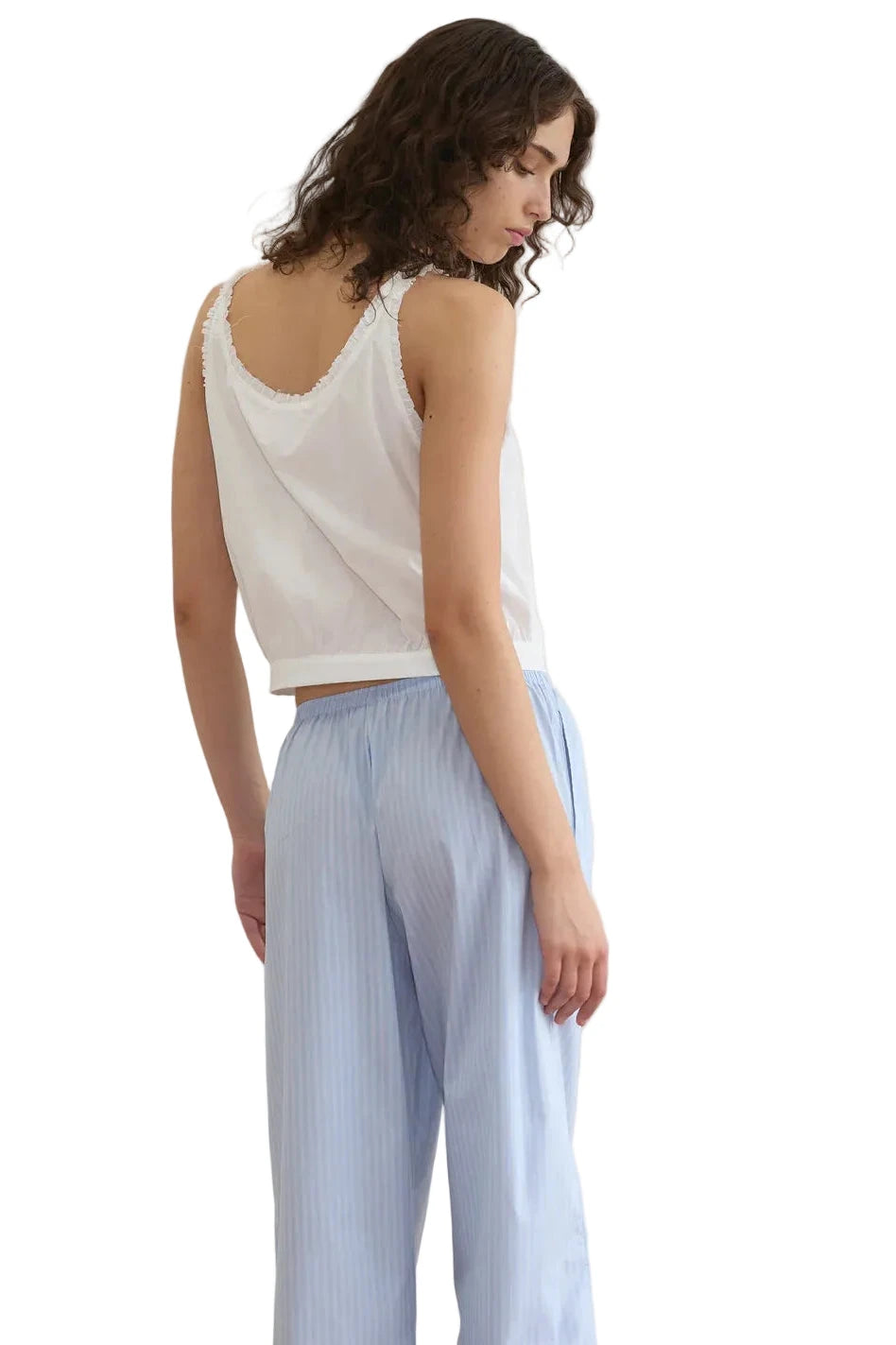 Deiji Studios Overlie Top in White