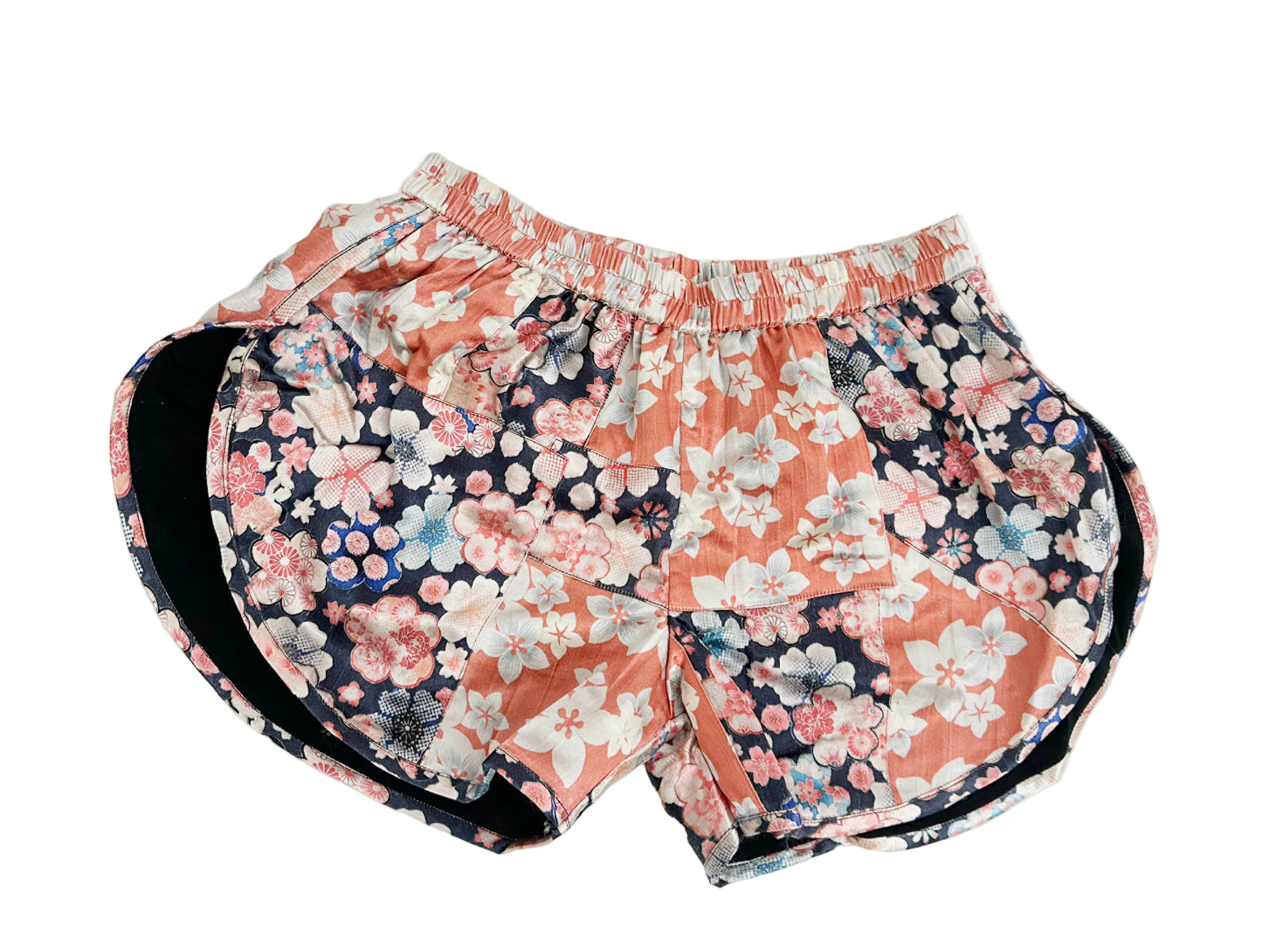 Tigra Tigra Hand-Printed Sprinter Short in Flower Print