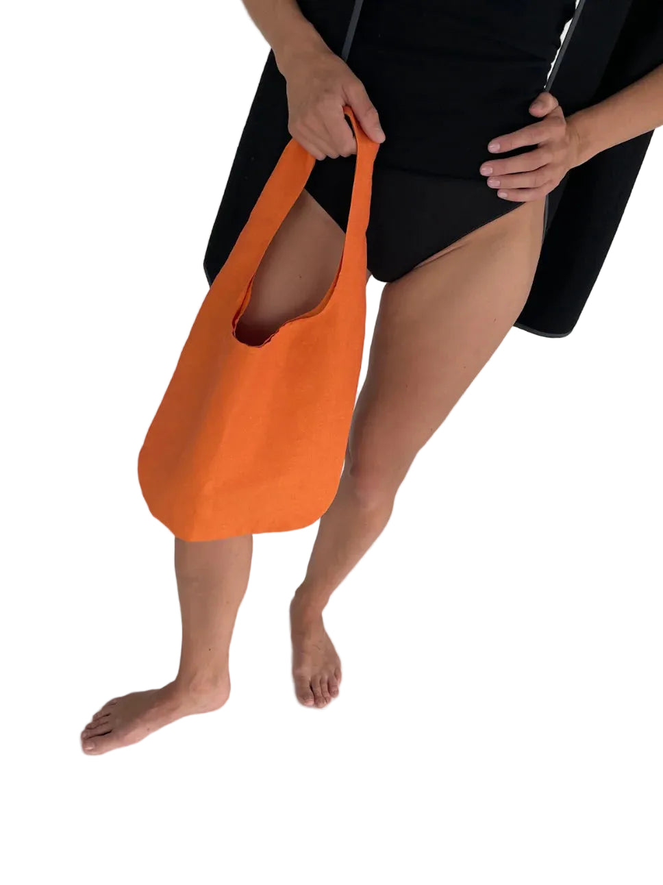 Pien Shoulder Tote in Tangerine