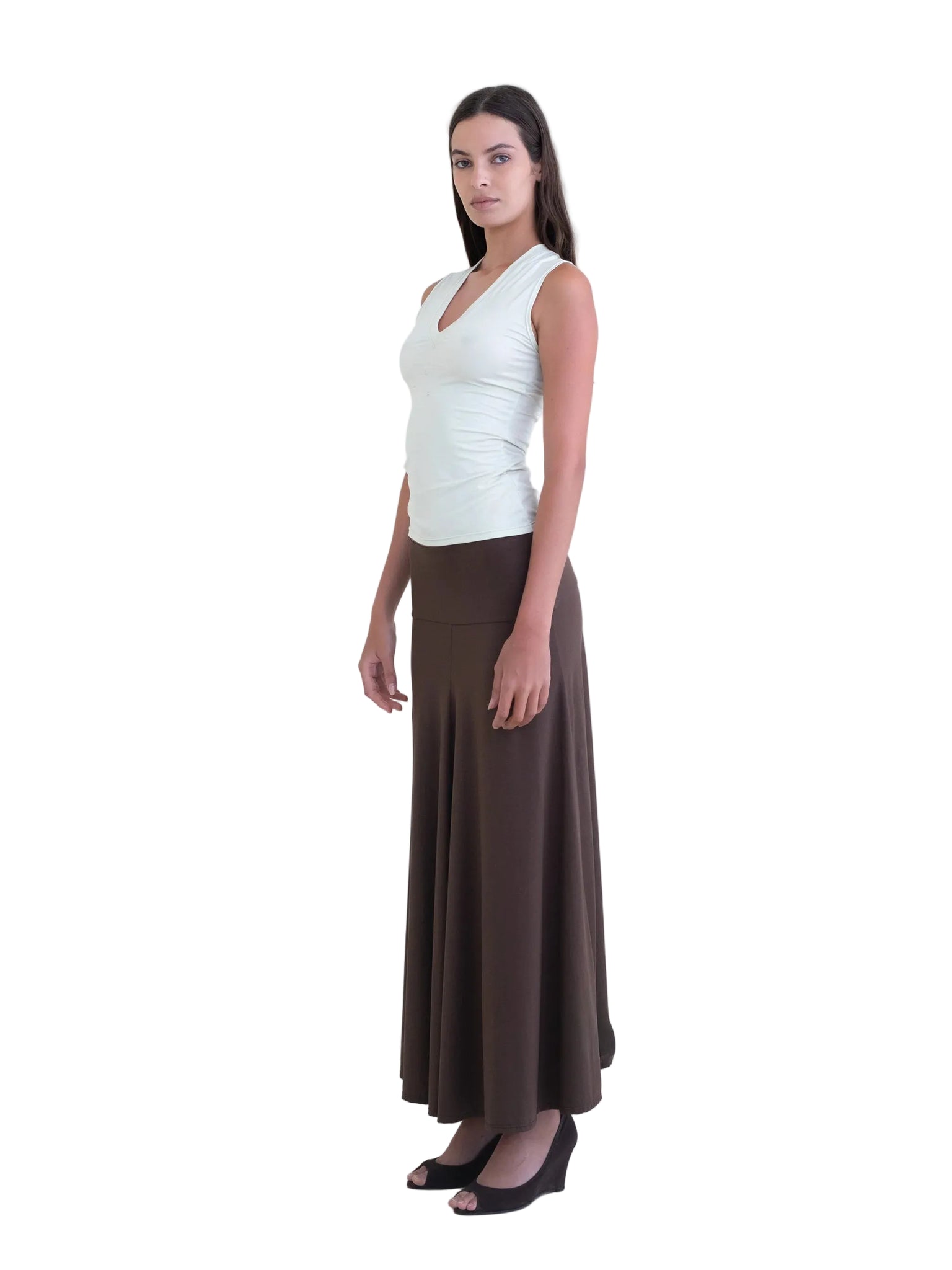 BELLE ANNA Rumi Skirt in Brown