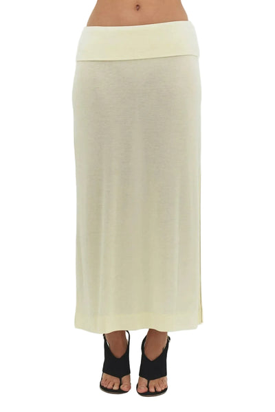 Find Me Now Sori Maxi Skirt in Butter