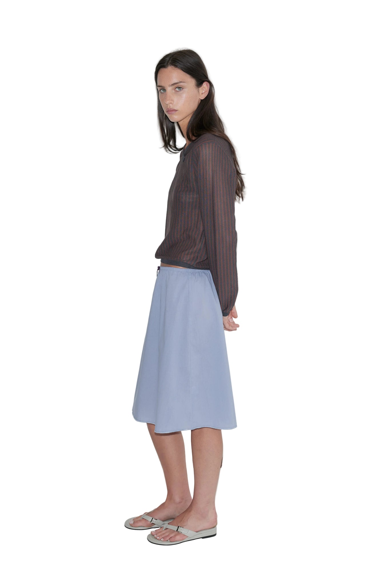 Deiji Studios Basic Skirt in Thistle