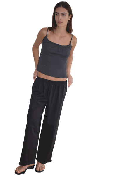 Deiji Studios Flounce Pant in Black