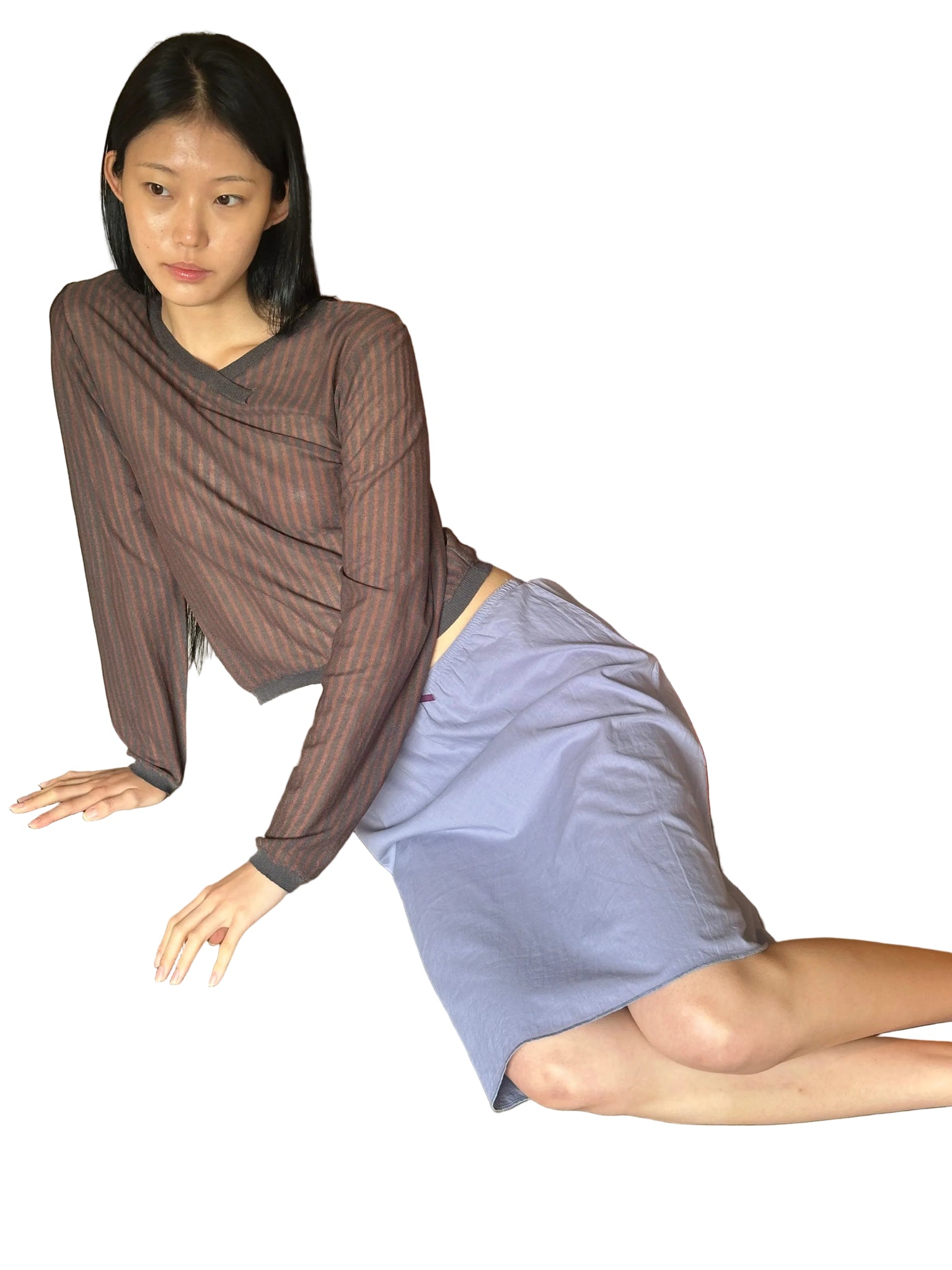 Deiji Studios Basic Skirt in Thistle