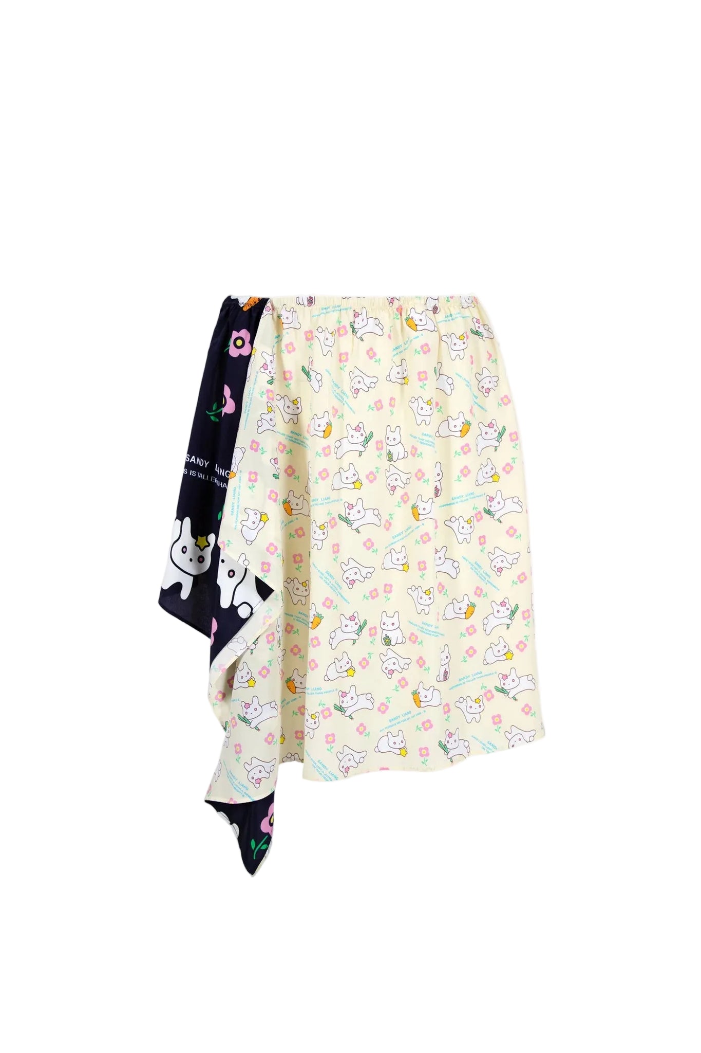 Sandy Liang Napkin Skirt in Yellow Multi