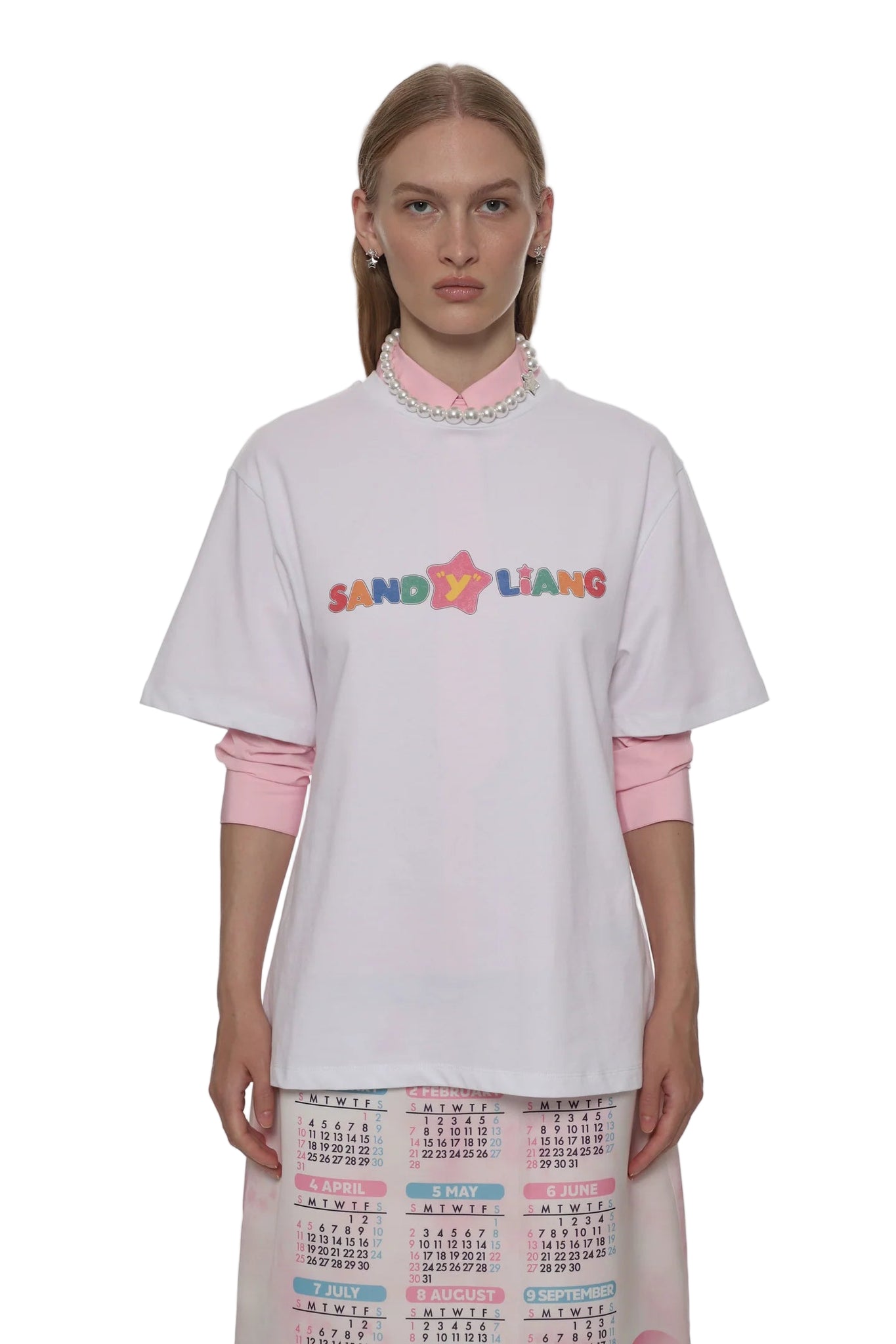 Sandy Liang Toy Tee in White