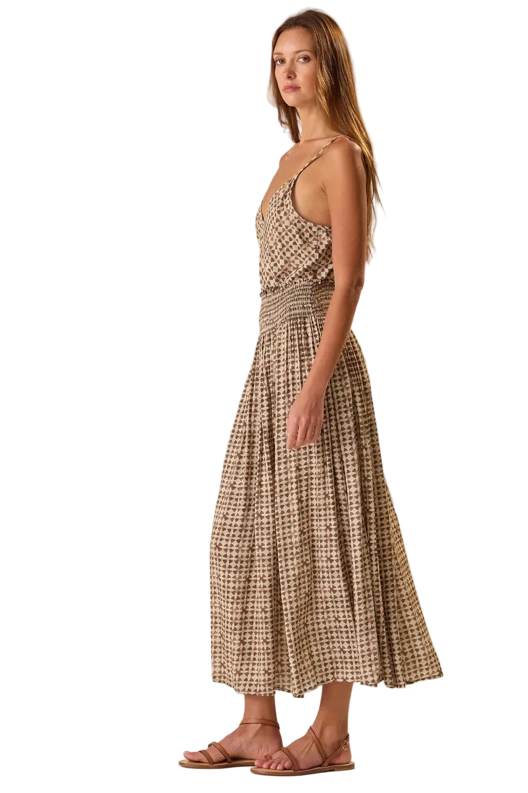 Natalie Martin Bella Skirt in Zellige Limestone