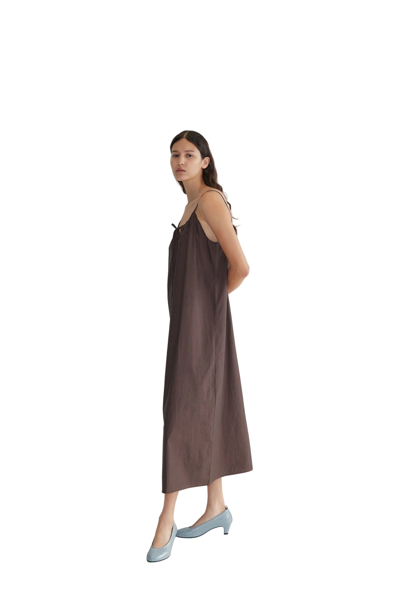Deiji Studios Light Maxi Dress in Toast