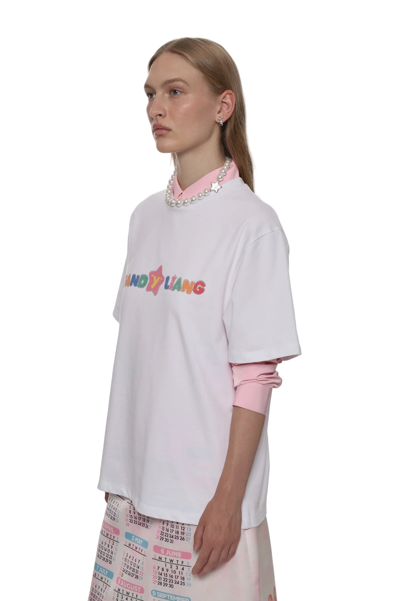 Sandy Liang Toy Tee in White