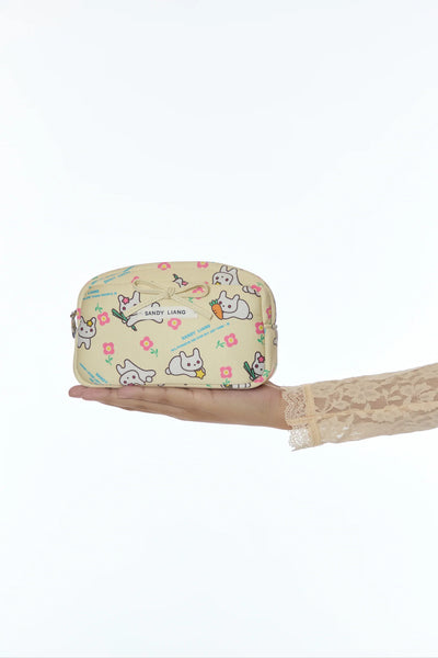 Sandy Liang Smol Pouch in Yellow Multi