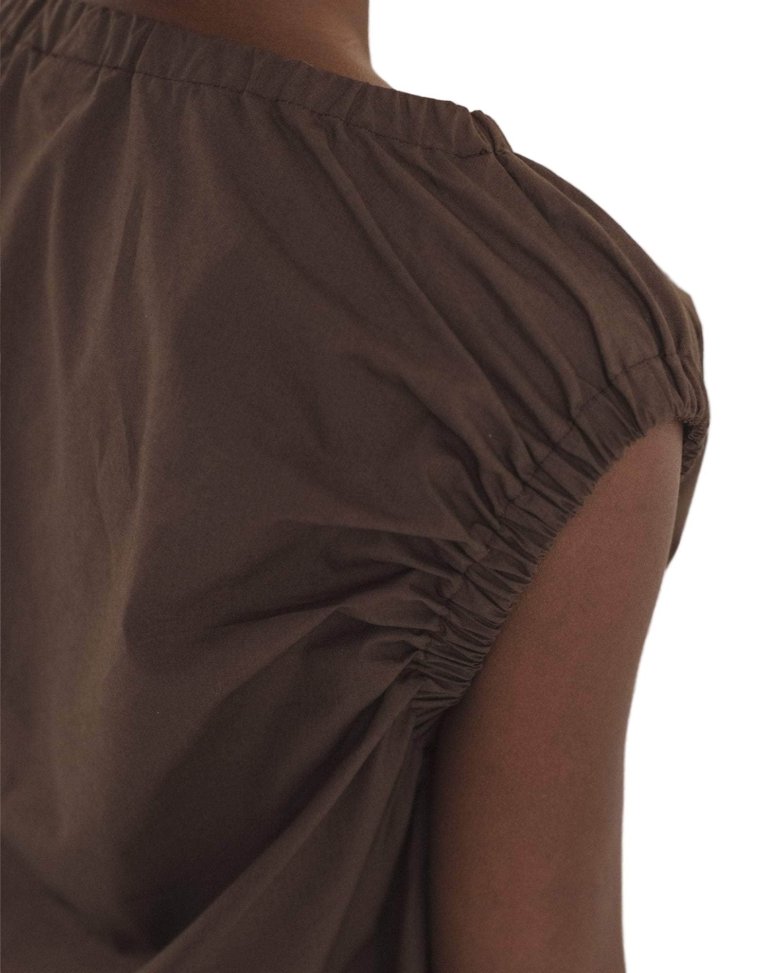 Baserange Mia Dress in Mara Brown