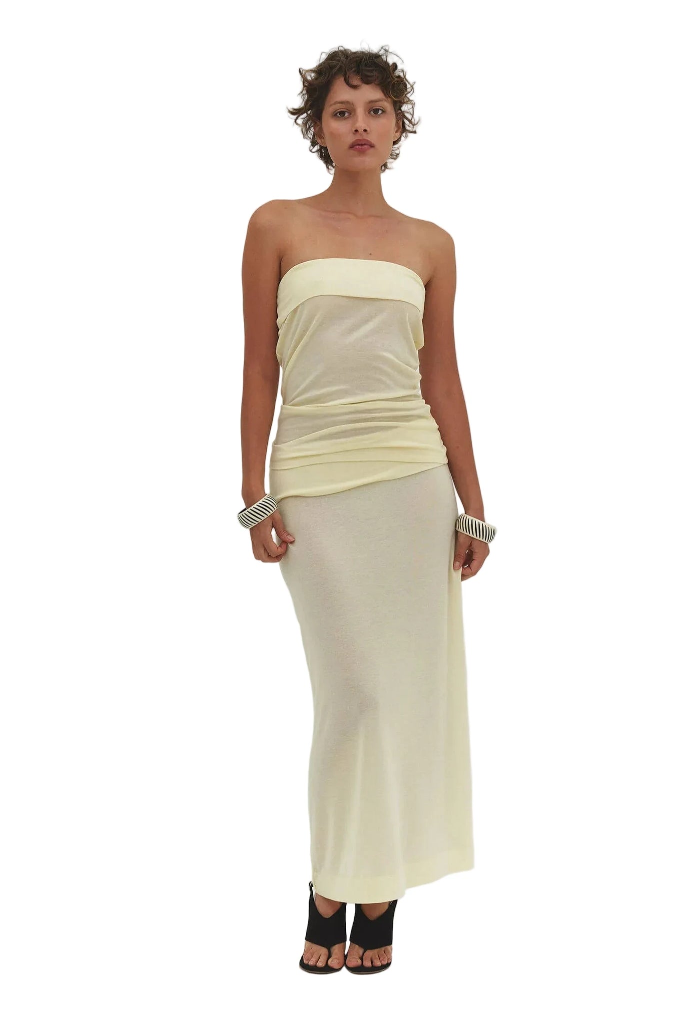 Find Me Now Sori Maxi Skirt in Butter