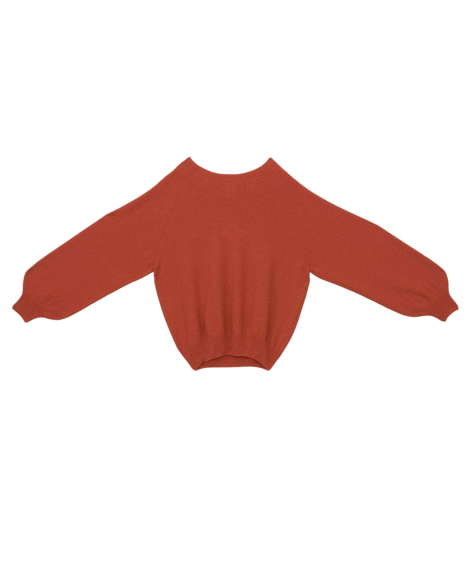Baserange Soar Purl Sweater in Melograno Red