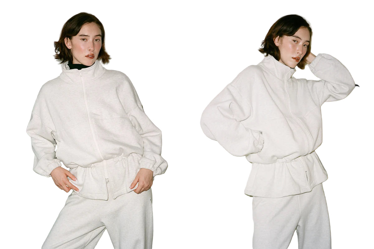 Gil Rodriguez Fleece City Jacket in Ash Grey