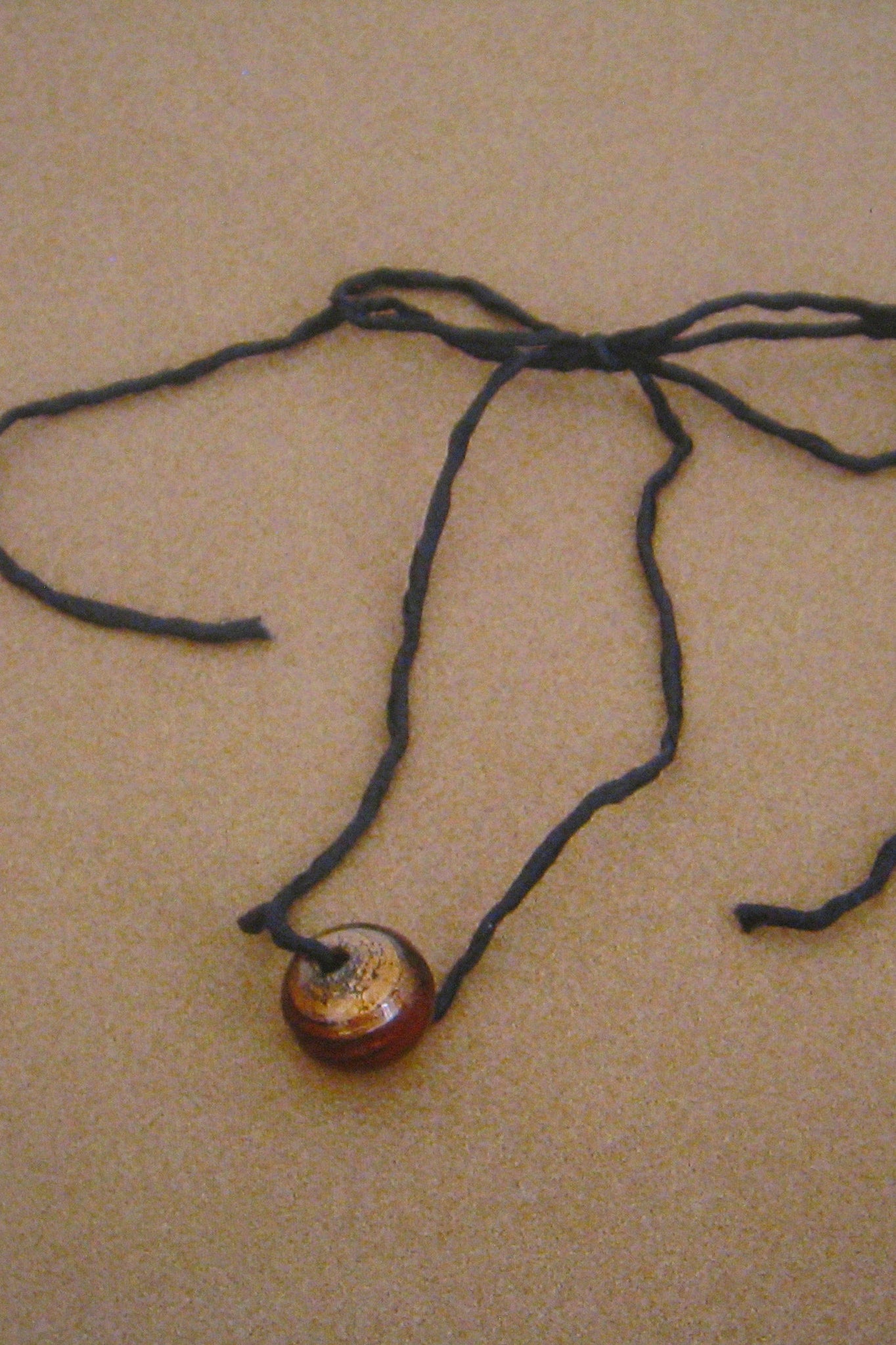 Shannon Bond Natalia Necklace in Black/Brown