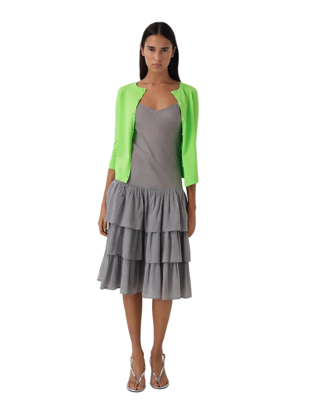 Gimaguas Joan Midi Dress in Grey