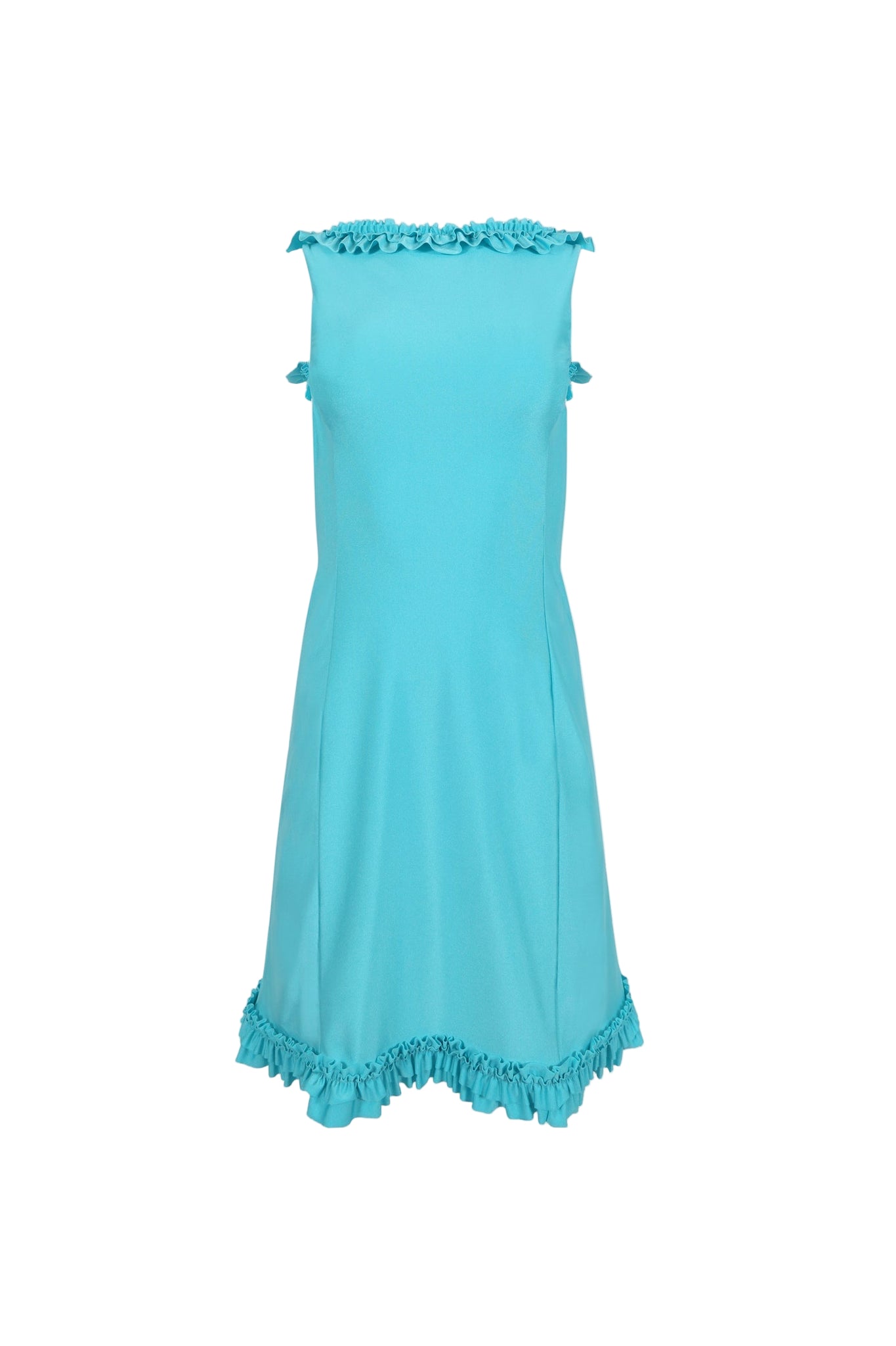 Sandy Liang Prim Dress in Aqua