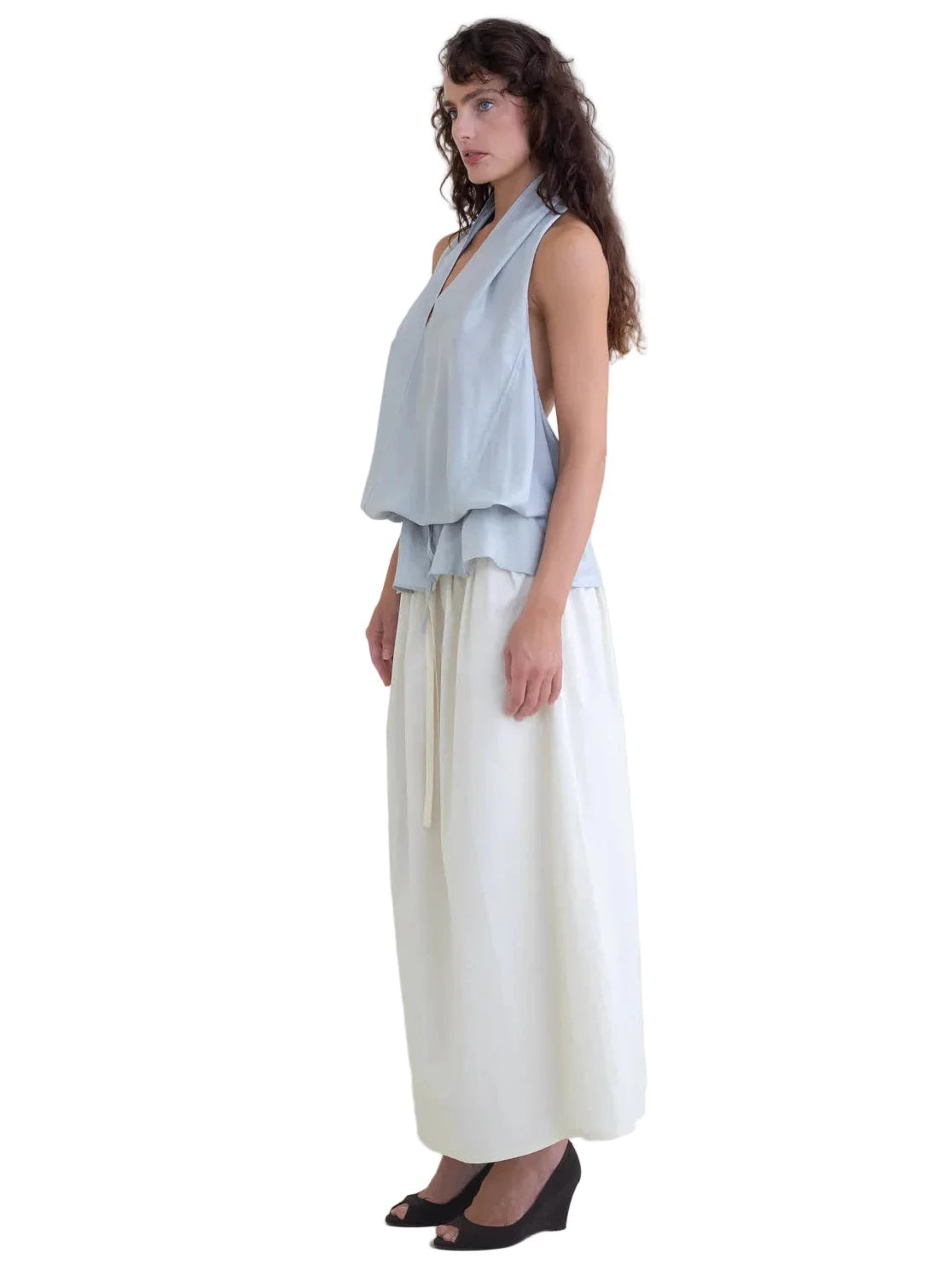 BELLE ANNA Spiral Top in Mist