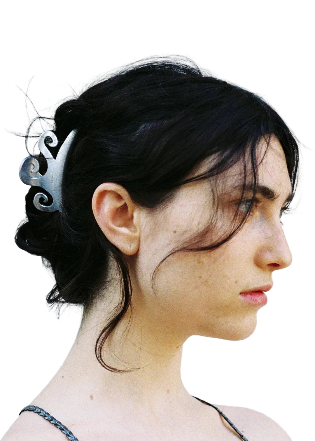 Merrma Earth in River Clip in Silver