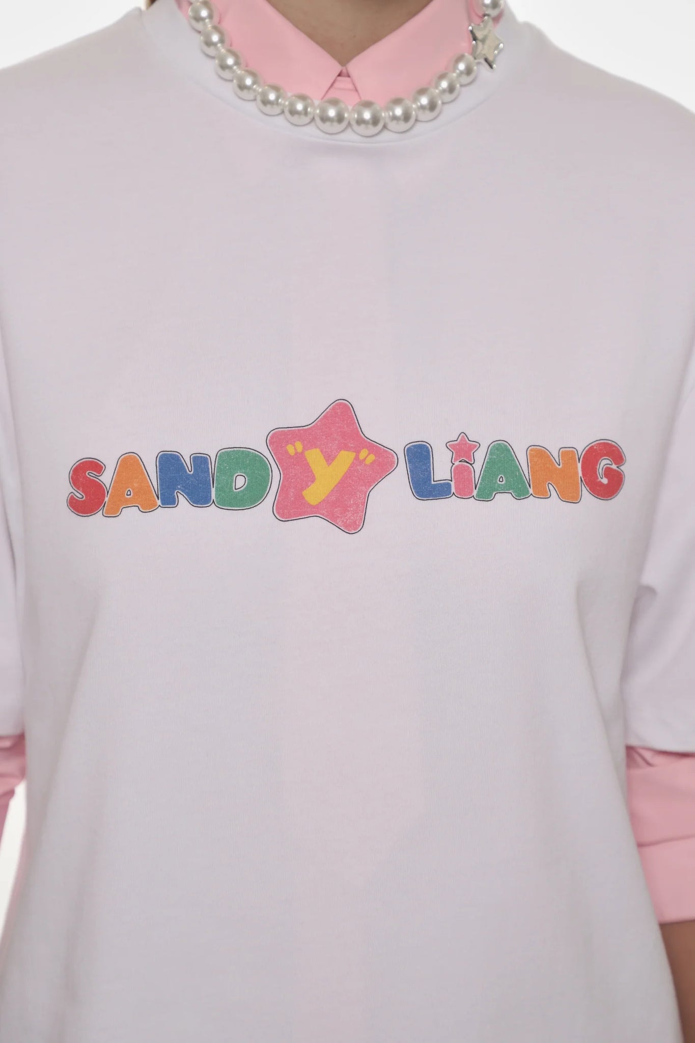 Sandy Liang Toy Tee in White
