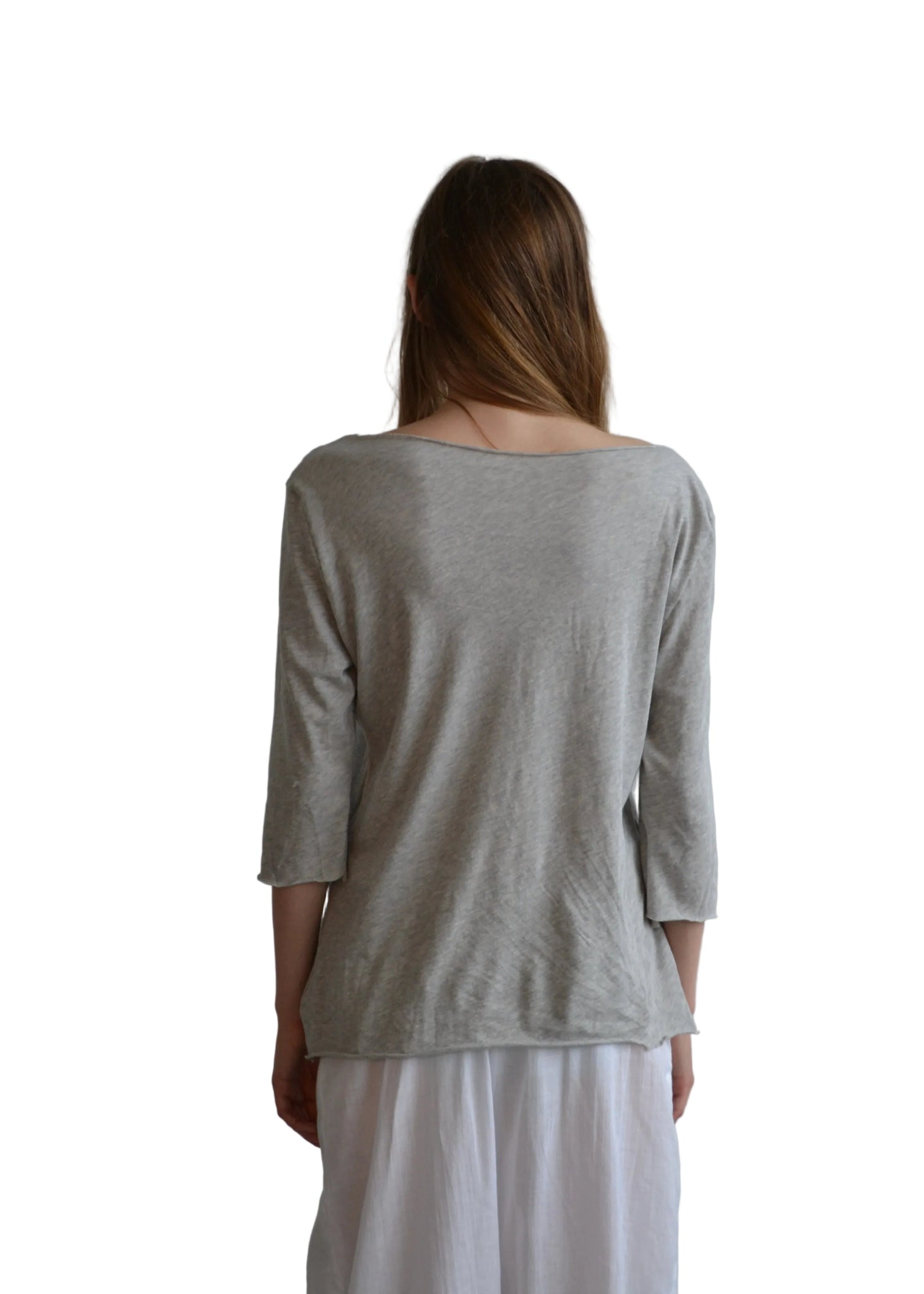 Everyone's Mother Moon 3/4 Length Tee in Smoke