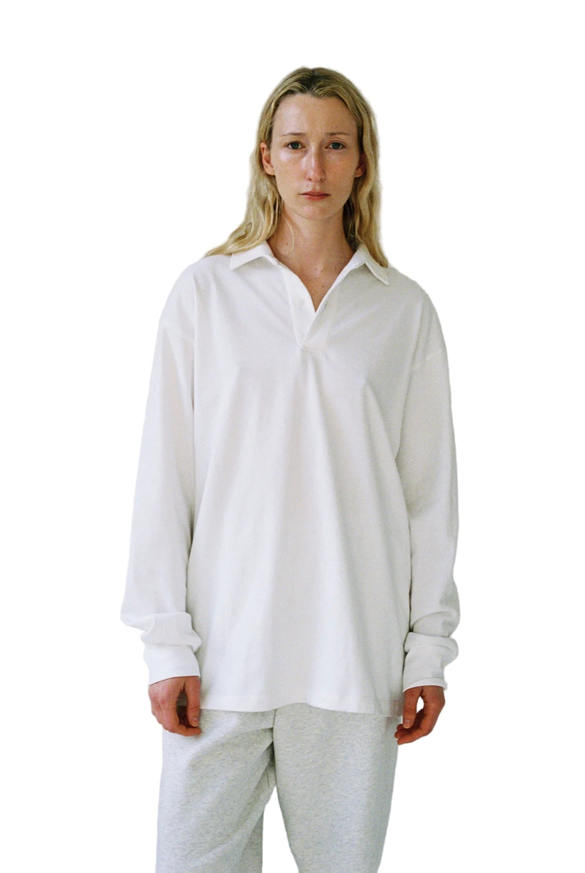 Gil Rodriguez Lauren Collared Shirt in White