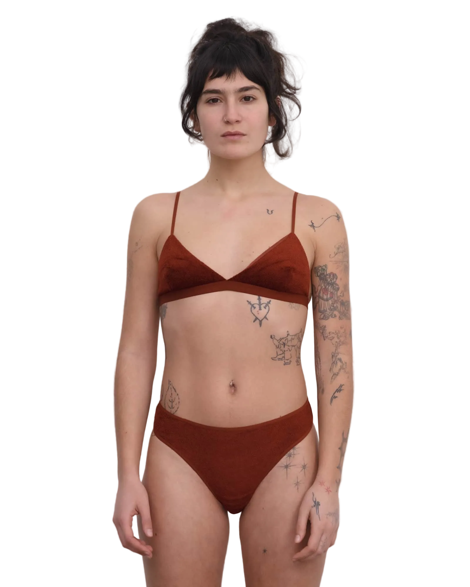 Baserange Bell Underwear in Red Velour