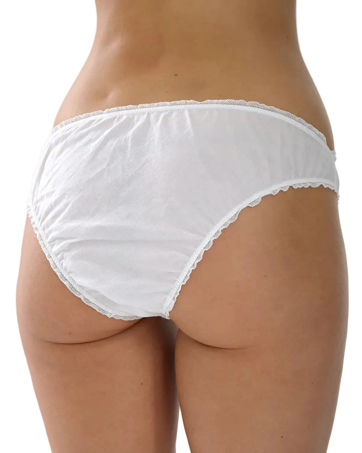 Cou Cou The Brief in White Cotton Voile
