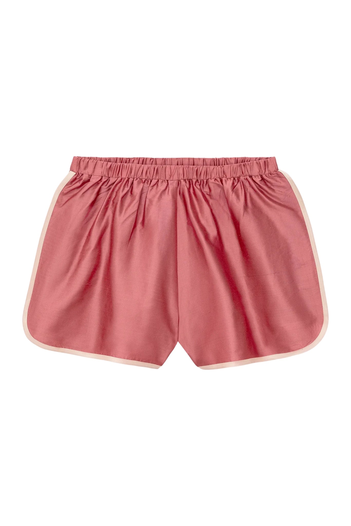 DONNI. Taffeta Stripe Short in Rhubarb