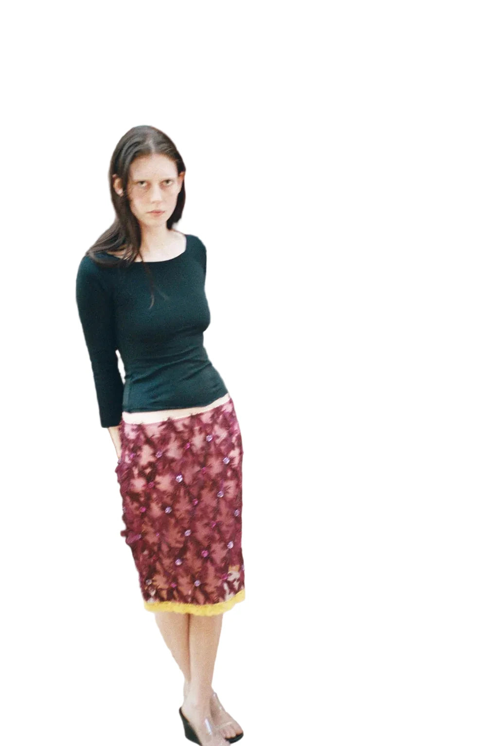 Maryam Nassir Zadeh Whisper Tee in Black