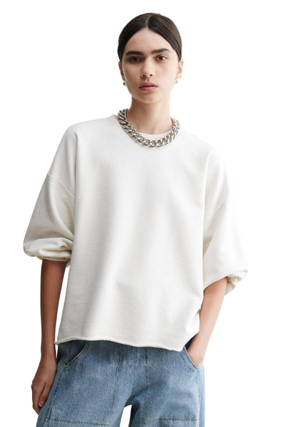 Rachel Comey Fond Sweatshirt in Dirty White