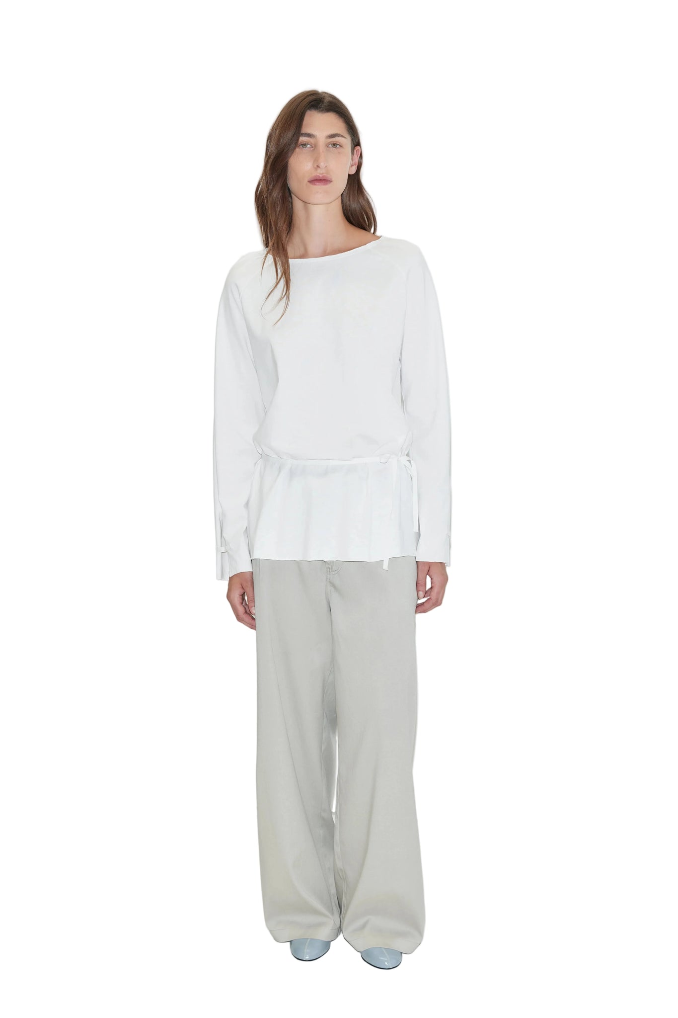 Deiji Studios Wided Long Sleeve in White