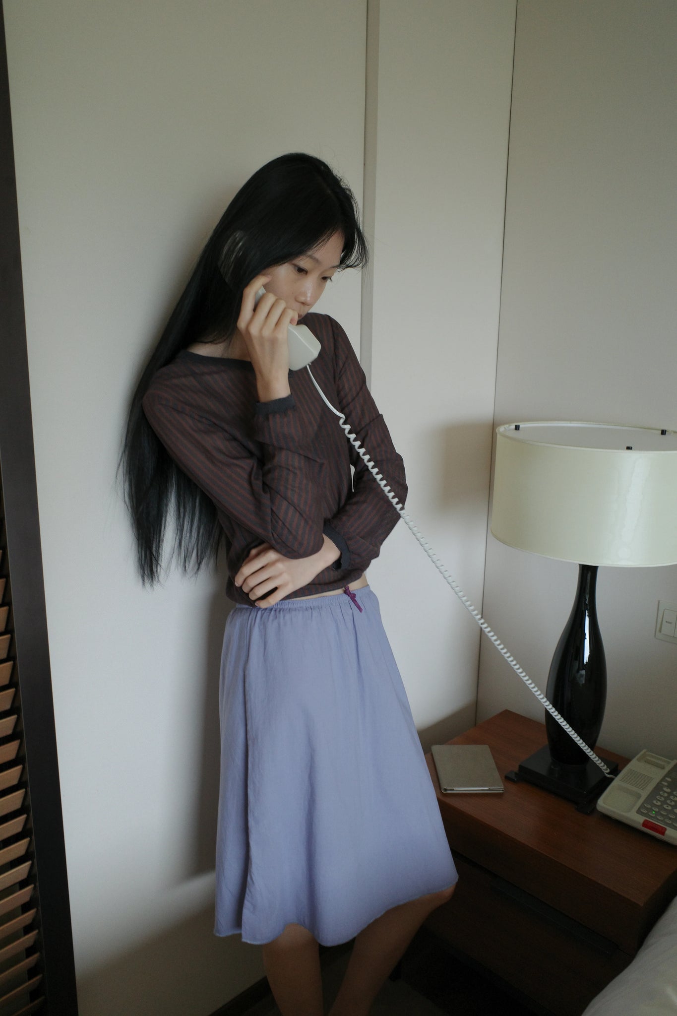Deiji Studios Basic Skirt in Thistle