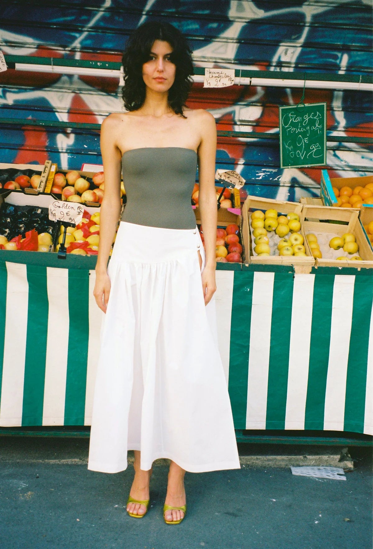 Michelle Del Rio Kiki Skirt in White