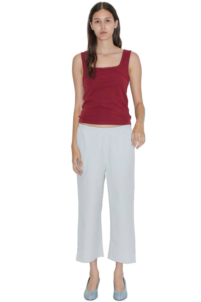 Deiji Studios Capri Pant in Baby Blue