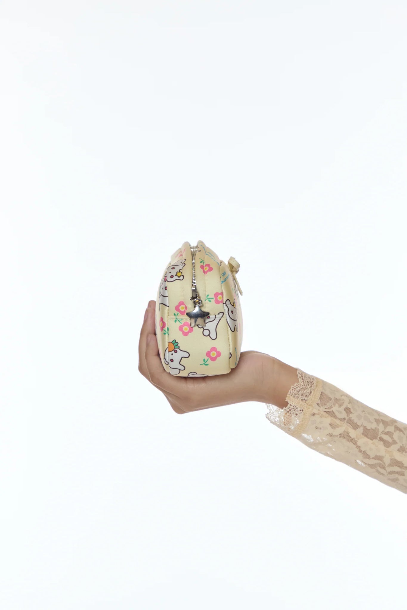 Sandy Liang Smol Pouch in Yellow Multi