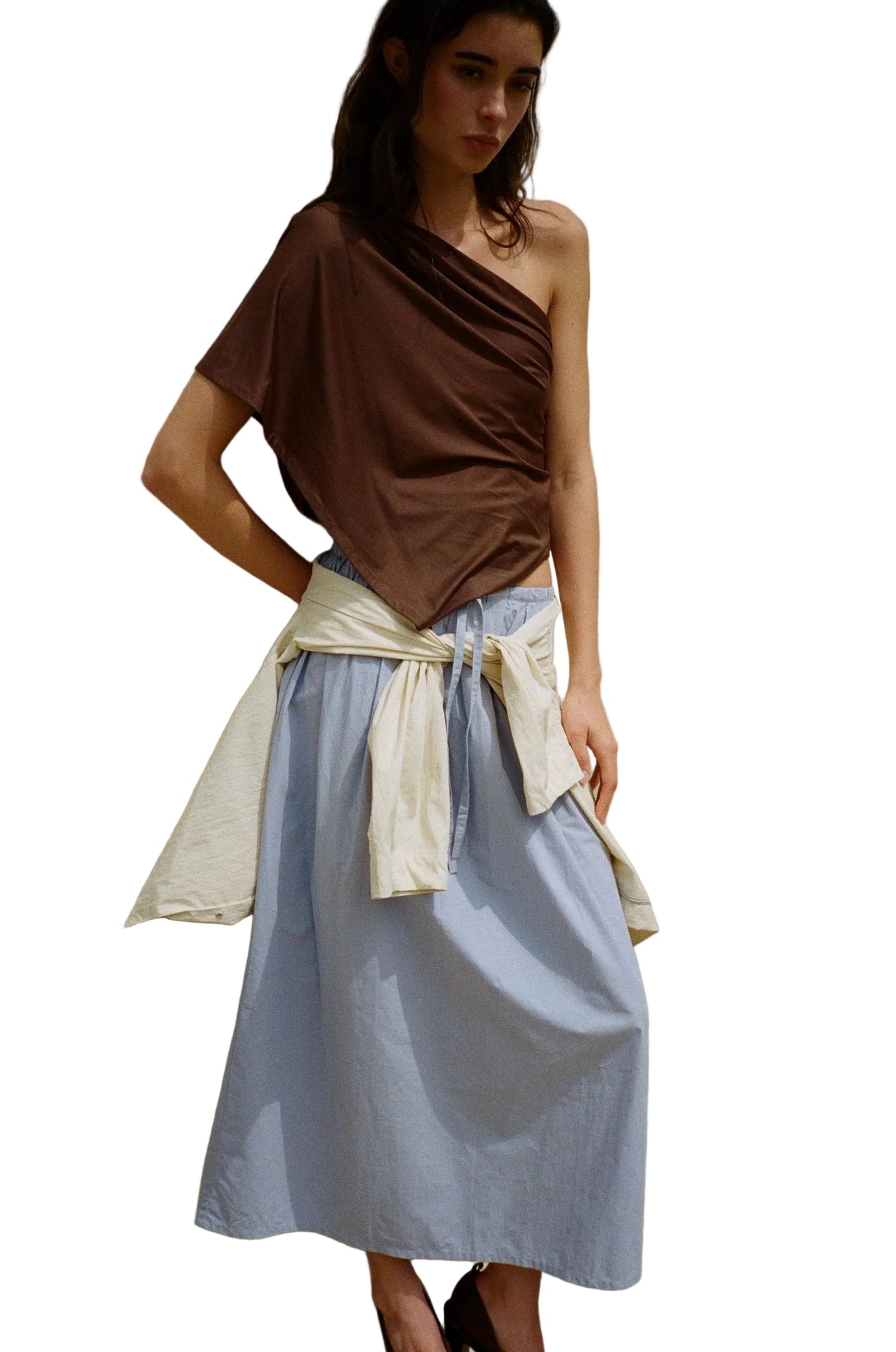 BELLE ANNA Rhea Skirt in Powder Blue
