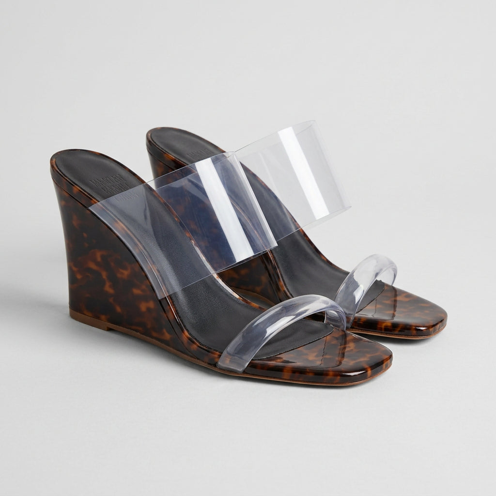 Maryam Nassir Zadeh Olympia Wedge in Tortoise
