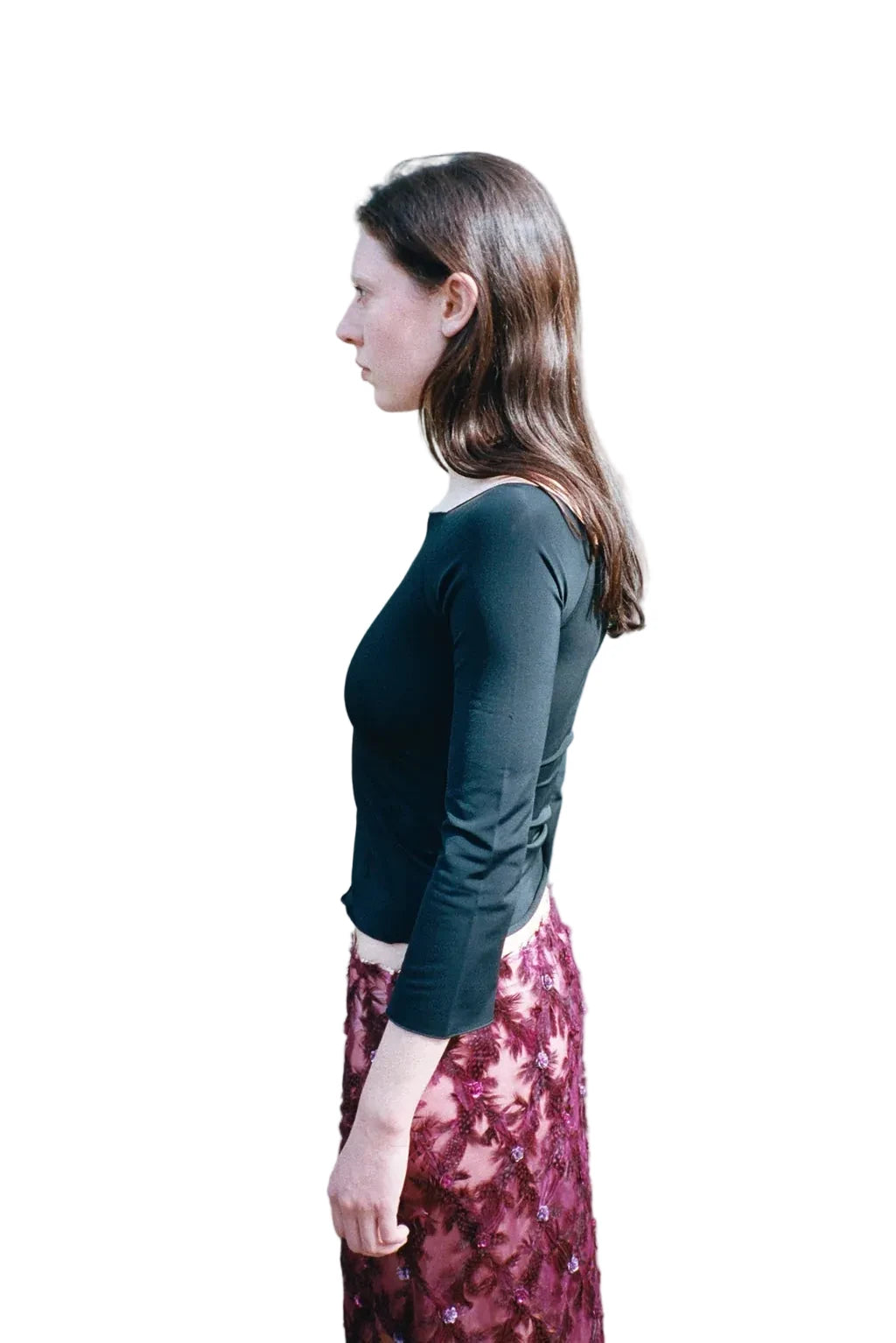 Maryam Nassir Zadeh Whisper Tee in Black