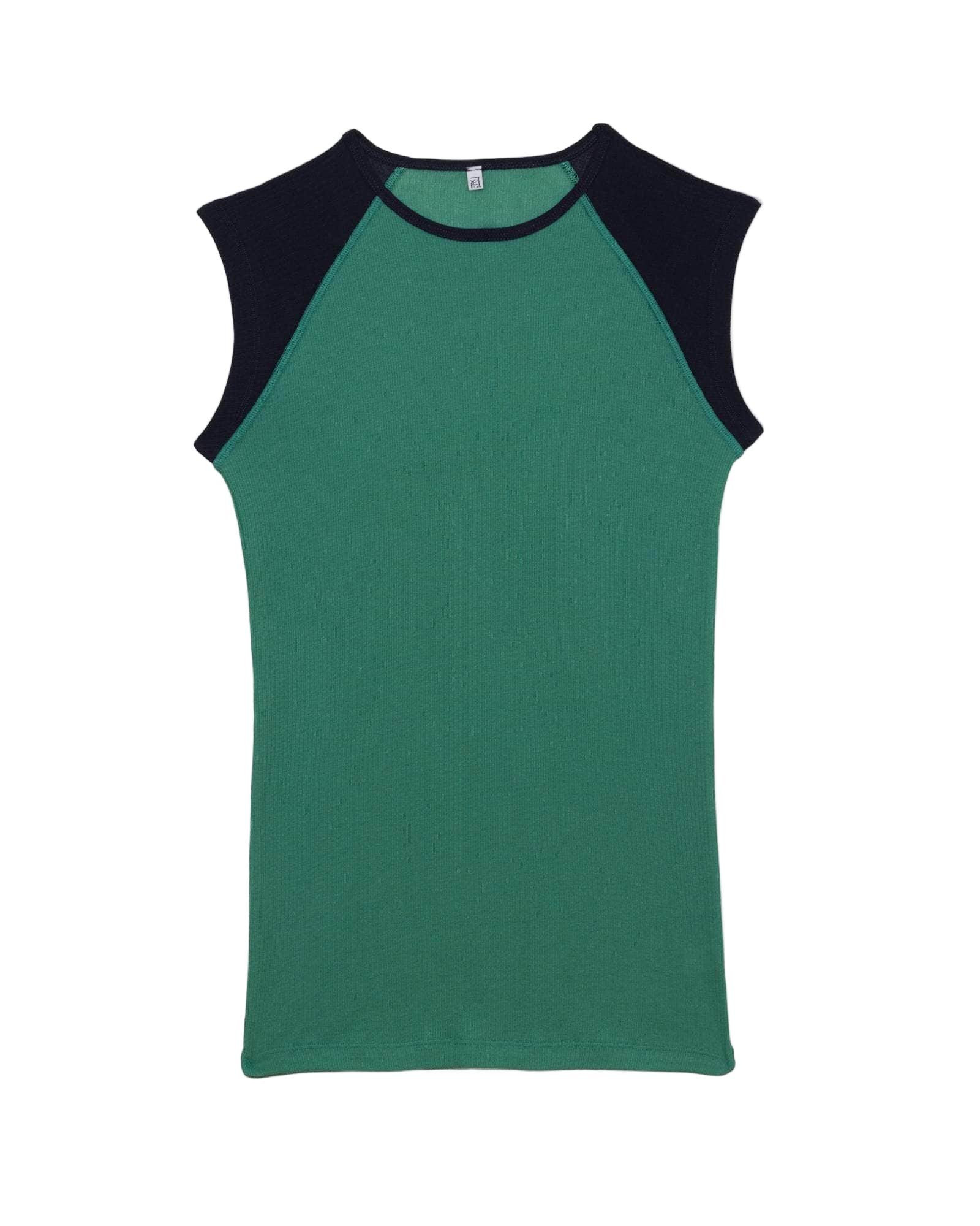Baserange Gene Tank in Mira Green/Navy