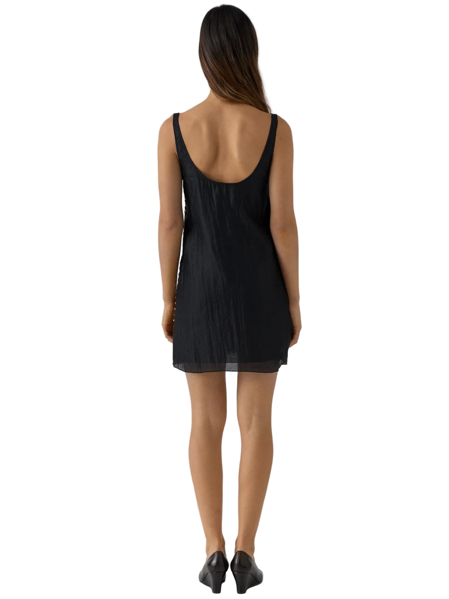 Gimaguas Claude Jewel Mini Dress in Black