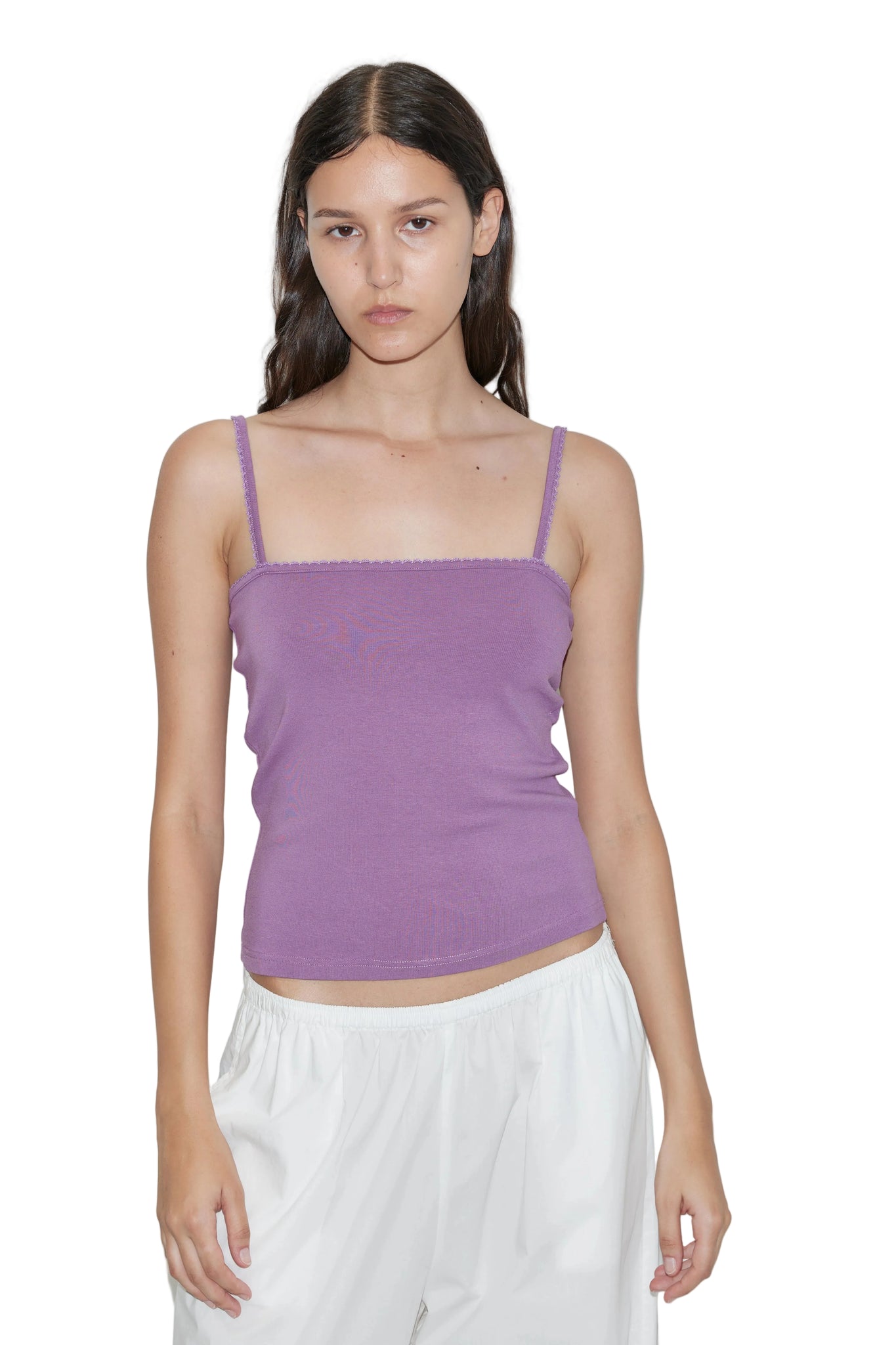 Deiji Studios Scallop Tank in Berry
