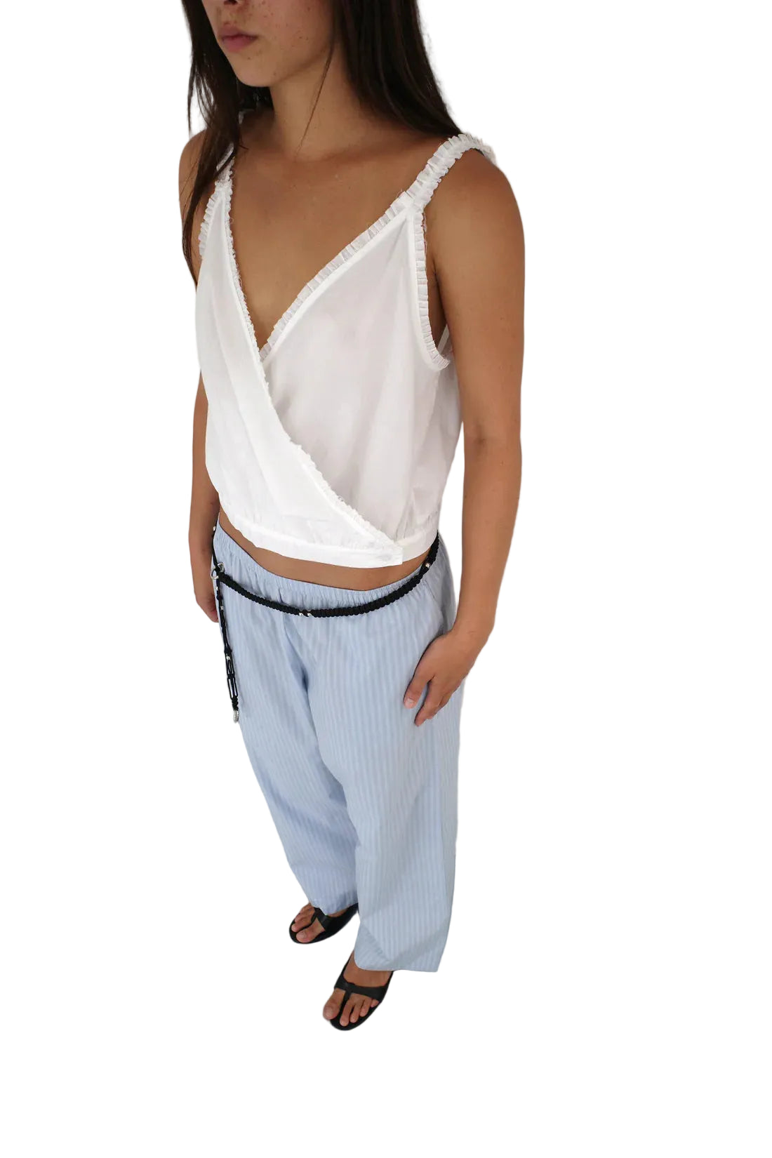 Deiji Studios Overlie Top in White