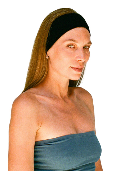 Gil Rodriguez Stretch Headband in Black