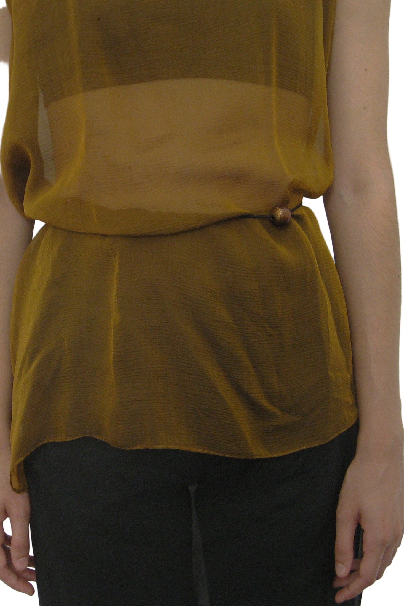 Shannon Bond Natalia Necklace in Black/Brown