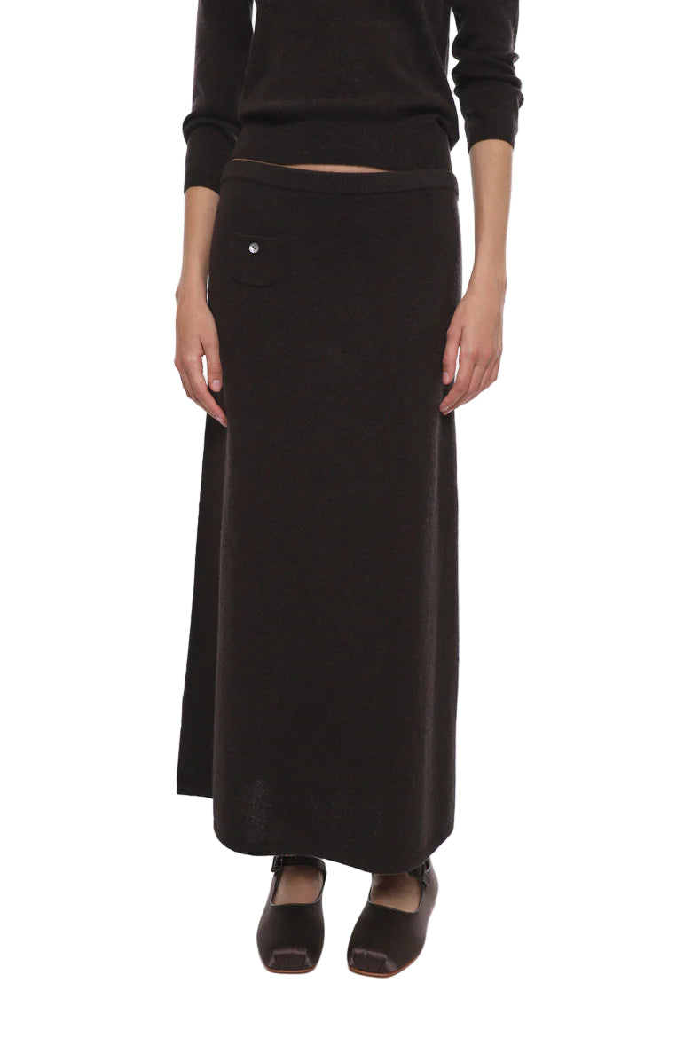 Sandy Liang Myos Skirt in Brown