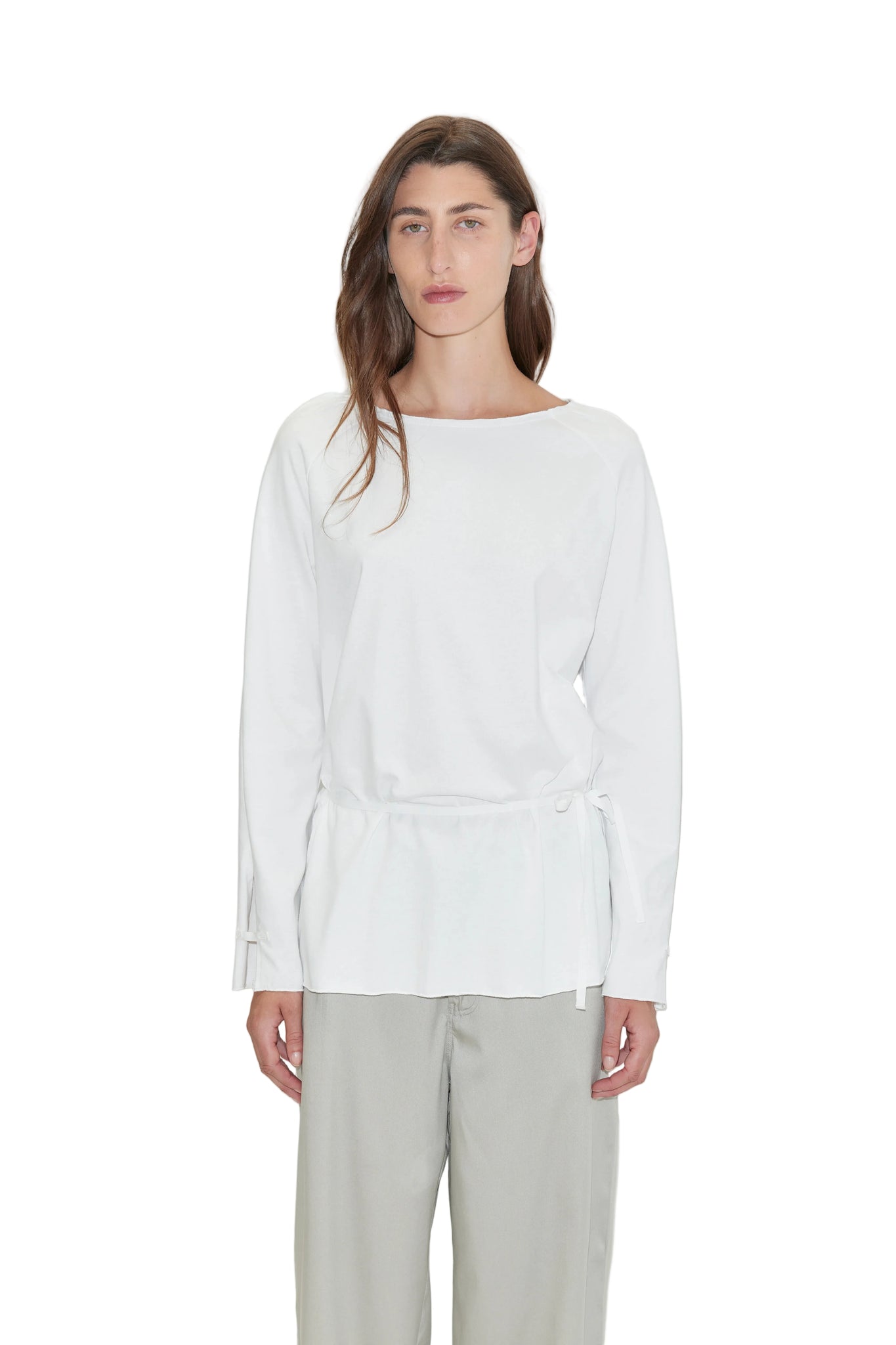 Deiji Studios Wided Long Sleeve in White