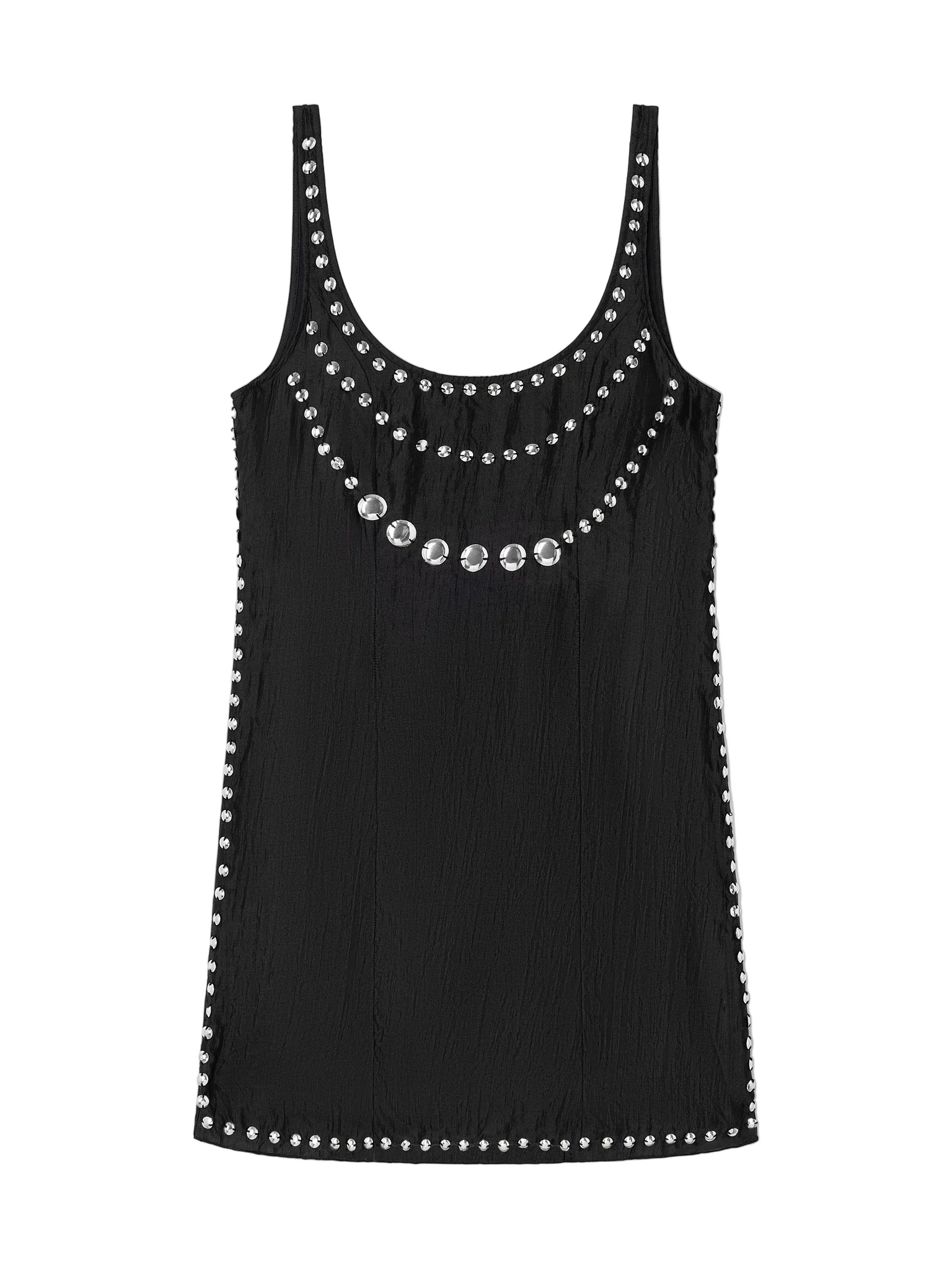 Gimaguas Claude Jewel Mini Dress in Black
