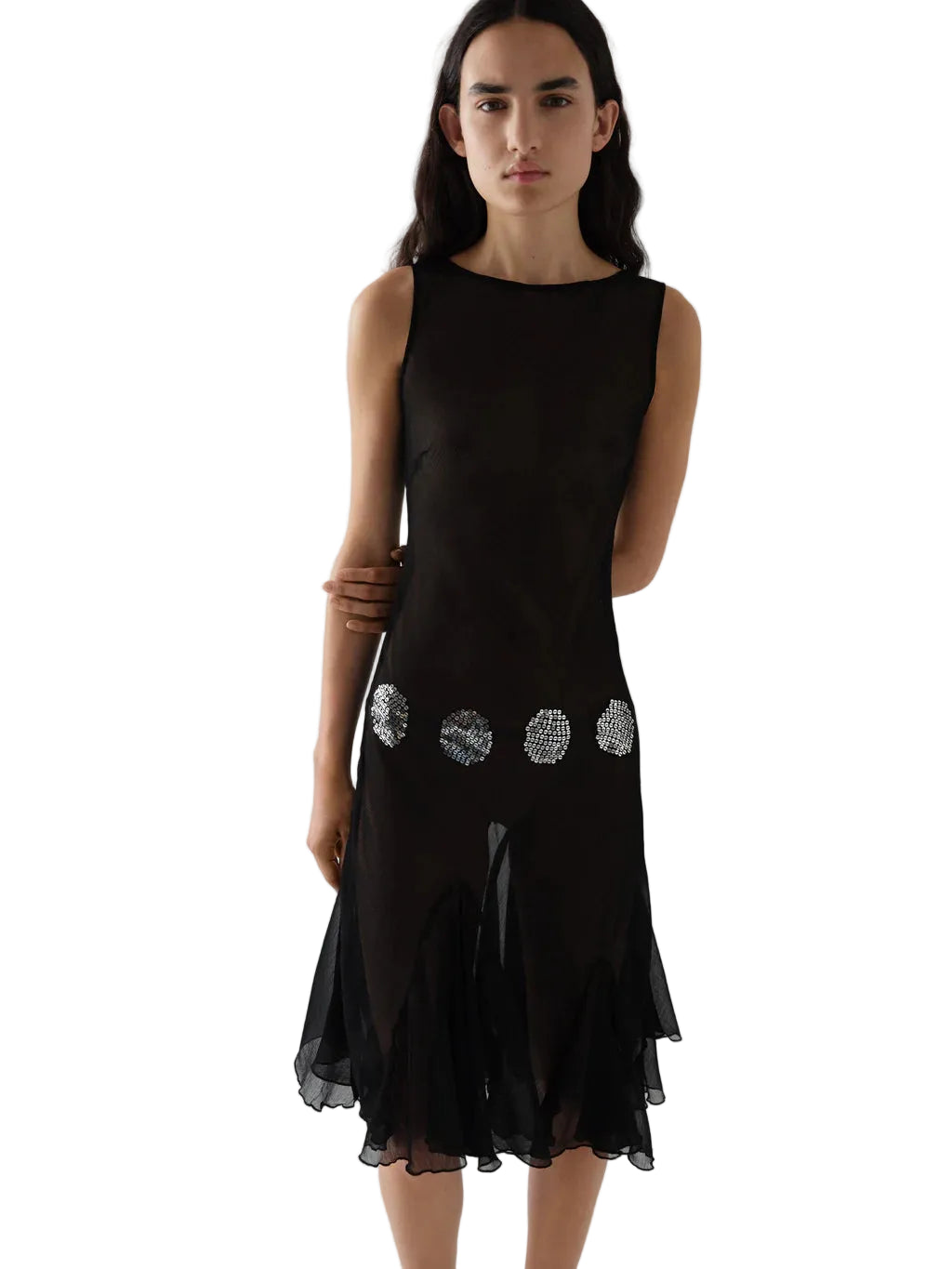 Gimaguas Leona Midi Dress in Black