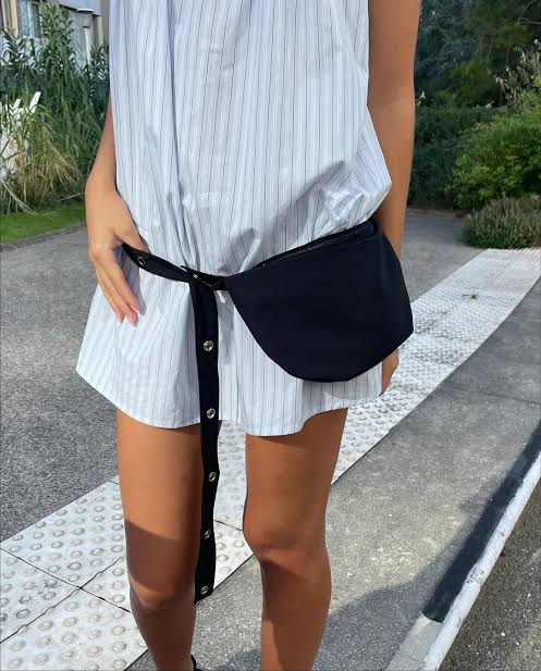 Deiji Studios Snap Belt Bag in Black